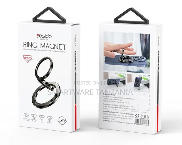 Yesido Ring Magnet Dual Axis Magnetic Phone Holder 4000Gs - 1