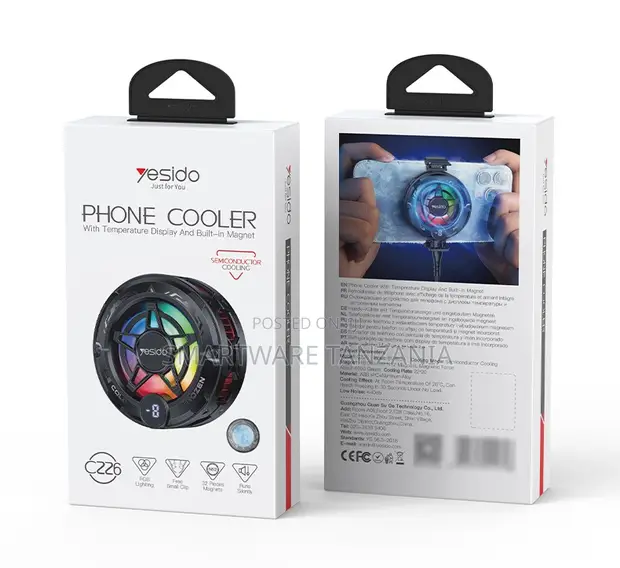 Yesido Phone Cooler with Temperature Display (Brand New) - 1