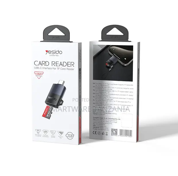 Yesido USB-C Card Reader for TF Cards (Up to 1TB) - 1