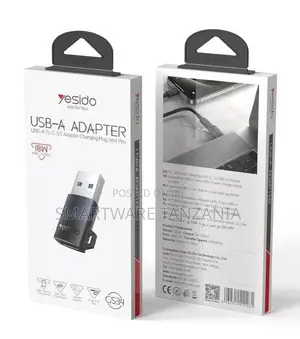 Yesido USB-A to USB-C Adapter, 18W Fast Charging