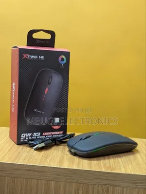 Xtrike Me Wireless Rechargeable Mouse (7-Color Backlight)