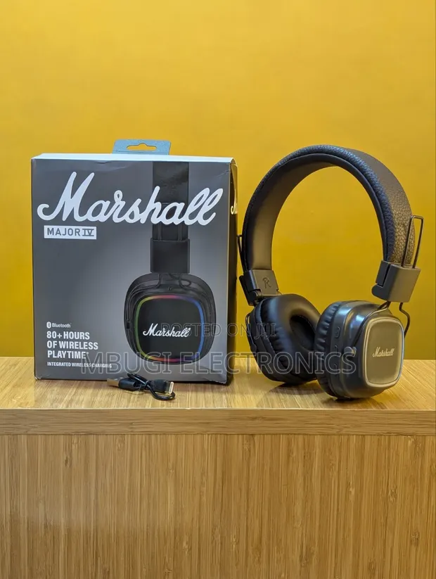 Marshall Major IV Bluetooth Headphones - 1