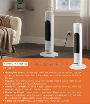 Kodtec Fan Heater 2000W