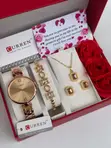 Curren Ladies Rosegold Jewelry Set for Girlfriend's Day - 2