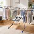 Foldable Gullwing Clothes Drying Rack - Indoor/Outdoor - 1