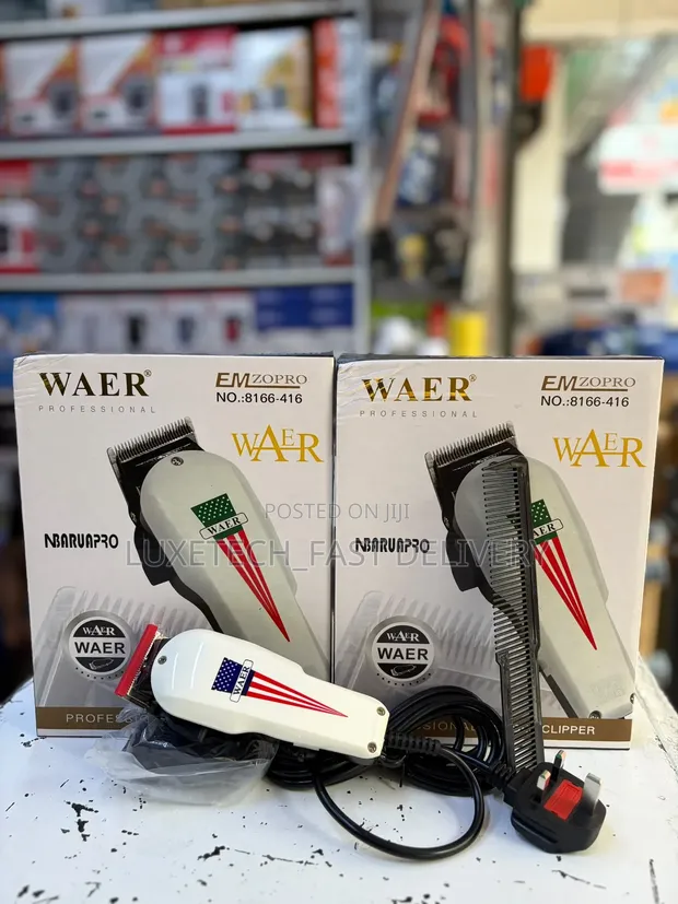 WAER Professional Wired Hair Clipper 8166-416 - 1