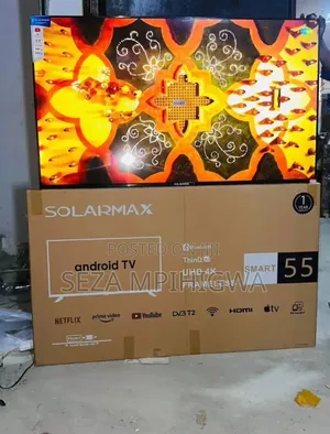 Solarmax 55-Inch Frameless 4K Smart TV