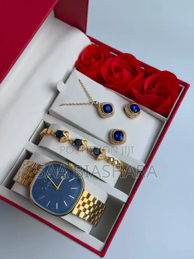 Casio Blue Ladies Watch & Jewelry Set - 1