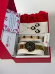 Curren Black Ladies Watch Set - Girlfriend Day Gift - 2