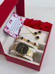 Casio Black Ladies Watch & Jewelry Set - 2