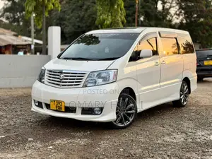 Toyota Alphard 2002 Nyeupe Rangi ya Lulu