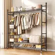 Brand New Clothes Rack with Shelves & Shoe Rack - 1