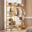 Brand New Clothes Rack with Shelves & Shoe Rack - 4