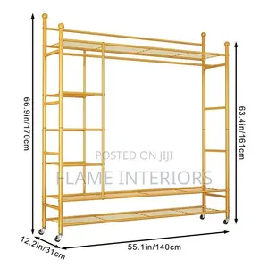 Brand New Clothes Rack with Shelves & Shoe Rack