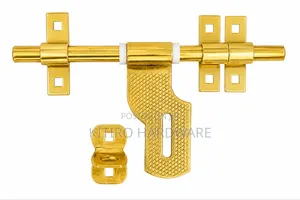 6" Brass Tower Bolt Door Latch