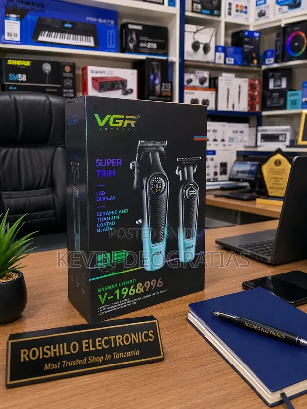 VGR Voyager Super Trim V-196 & V-996 Barber Combo - 1