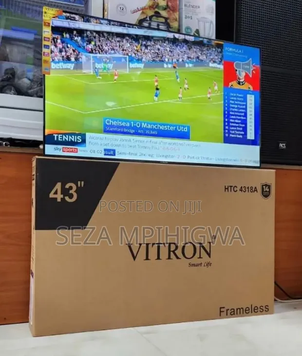 Vitron 43-Inch Smart Frameless TV - 1