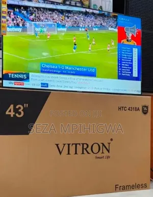 Vitron 43-Inch Smart Frameless TV