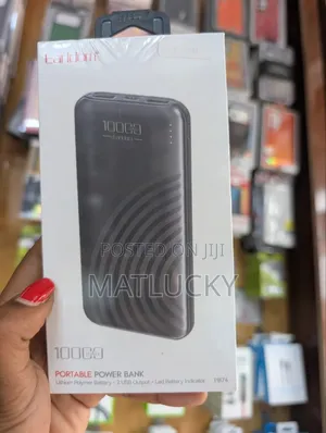 Earldom Portable Power Bank - Black