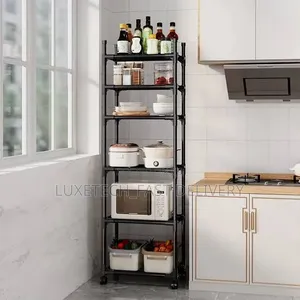 6-Tier Multipurpose Kitchen Storage Rack on Wheels