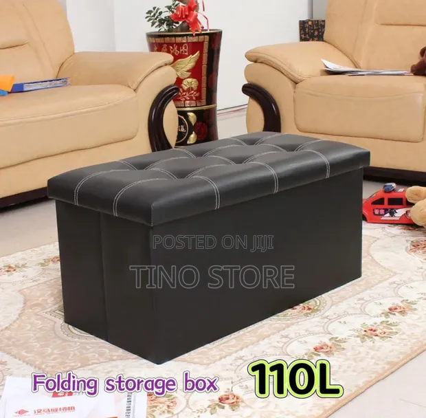 Folding Storage Ottoman (110L) - 1