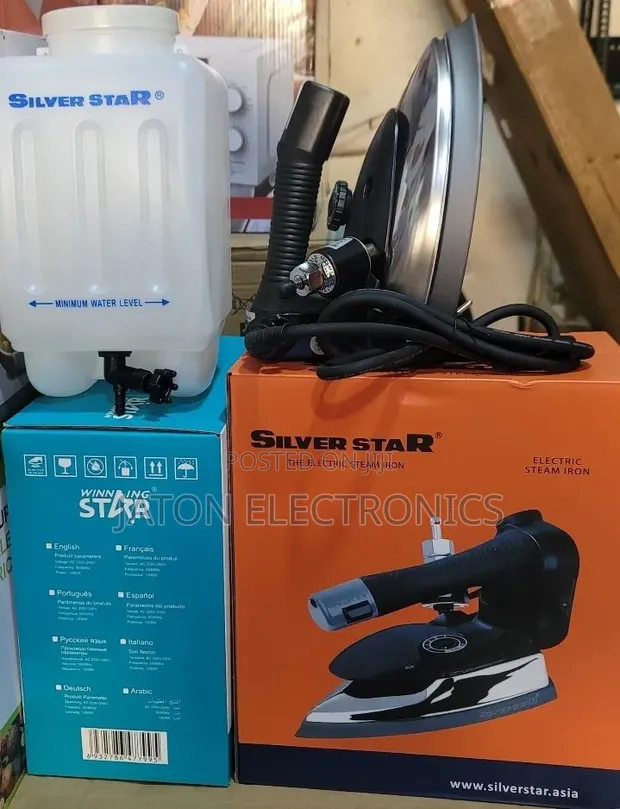 Silver Star Heavy Duty Electric Steam Iron - 1