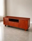 TV Stand ya Mbao ya Mid-Century Modern - 2
