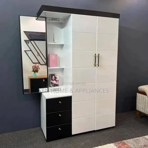 Wood-Mode White and Black Wardrobe - 1