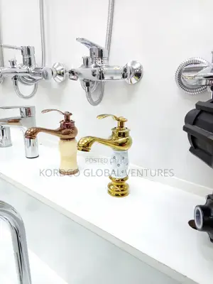 Wash Basin Mixer - Gold & Antique Lever Type