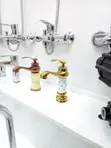 Wash Basin Mixer - Gold & Antique Lever Type - 2