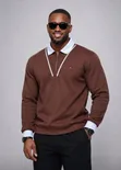 Men's Long Sleeve T-Shirts - Branded Collars - 2