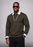 Men's Long Sleeve T-Shirts - Branded Collars - 5