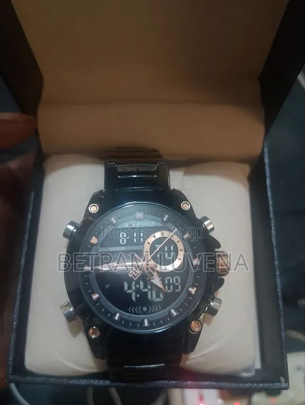 Naviforce Dual-Display Watch (Analog + Digital) - 1
