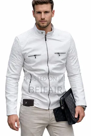 Men's Genuine Leather Jacket - Brand New