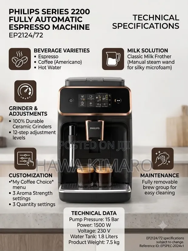 Philips Automatic Coffee Machine Silva Gold Line - 1