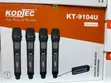 Kodtec Wireless Microphone 4-Piece Set - 1