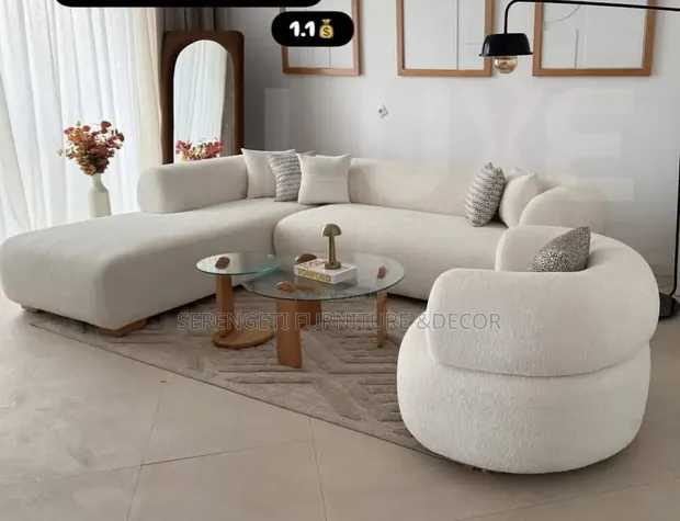 Luxury White Sofa Set - 1