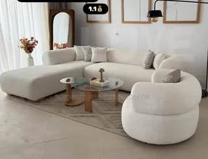 Luxury White Sofa Set