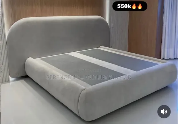 SofaSofa 5/6 Bed Frame - Gray - 1