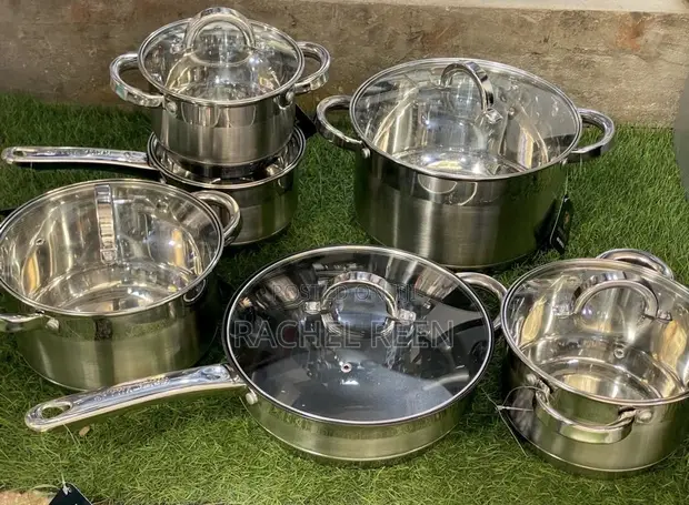 New Kaisa Villa Stainless Steel Cookware Set 6pc - 1