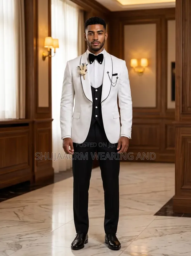 Marshalino Men's White Suit - 1