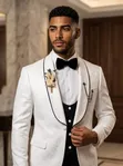 Marshalino Men's White Suit - 2