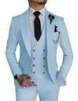 Sadoc Blue Men's Suit by Marshalino - 1