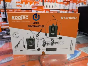 KODTEC Wireless Head Microphone Set (2 Head, 2 Lapel)