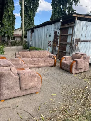 Sofa Set - 3:2:1, Cream Color