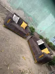 Sofa Set - 2+2, Chocolate Color, Very Clean - 2
