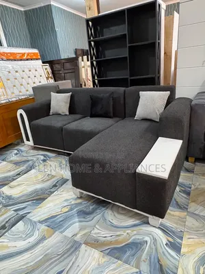 Brand New L-Shape Sofa - Luxury Grey & White