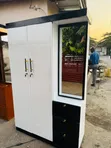 Kabati la Ubora wa Juu Nyeusi na Nyeupe - 1