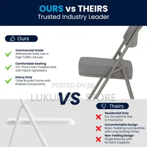 Fabric Chair - Brand New