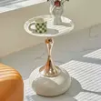 Unique Side Table - Black and White - 1